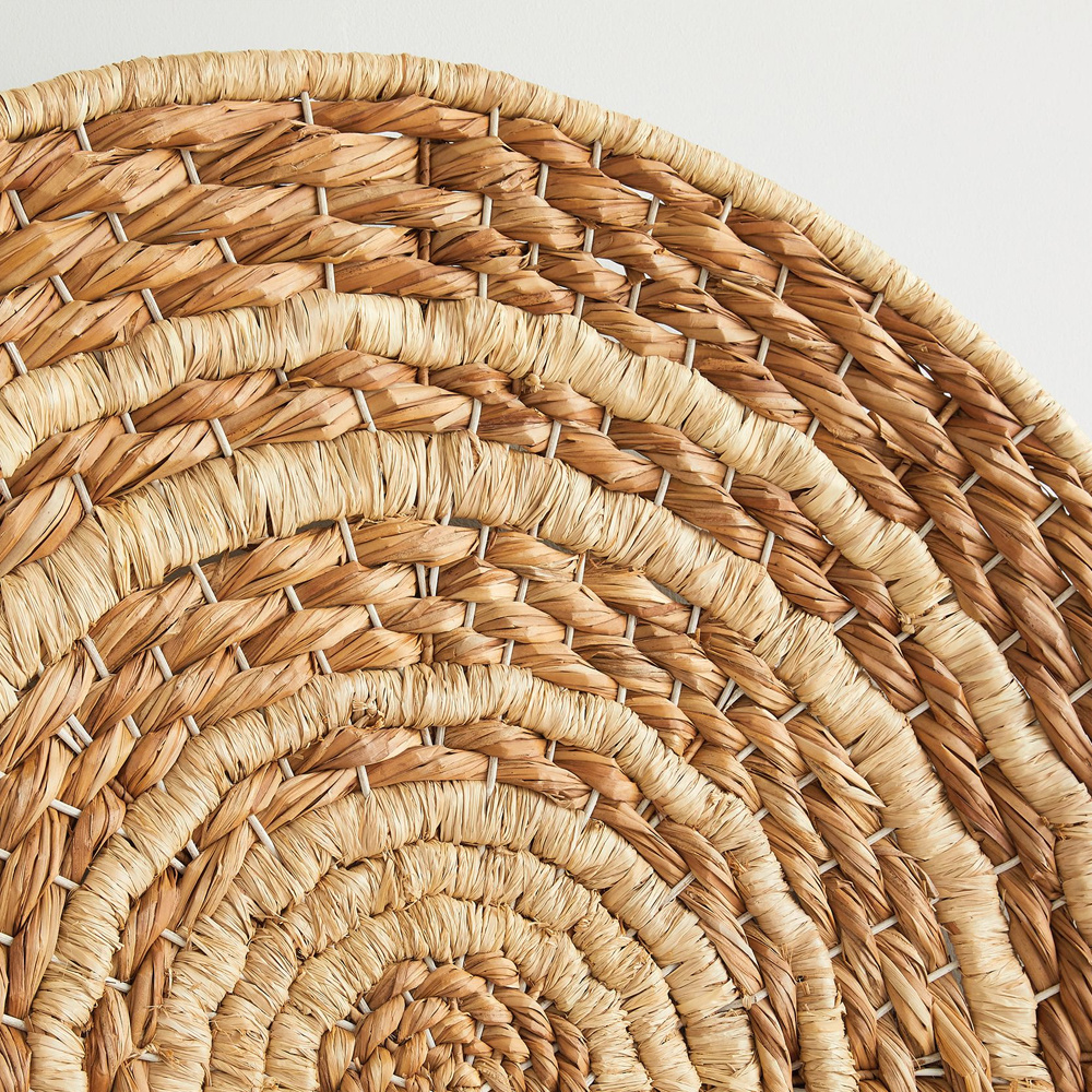 Luxury Seagrass Wall Decor Handwoven Basket Wall Art  For Home Natural Material Home Decoration Wholesale Handmade By Craftsmen