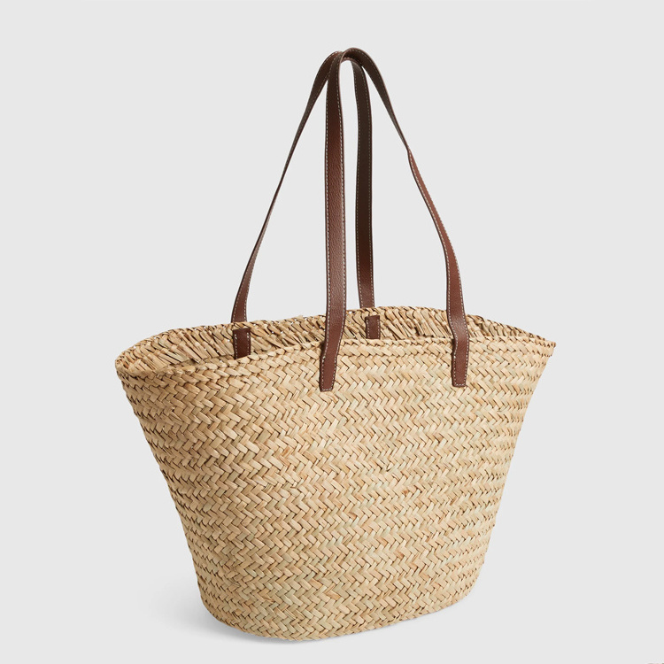 Low MOQ Woven Seagrass Bag Straw Tote Bag Summer Beach Bag For Women Luxury Wholesale From Vietnam