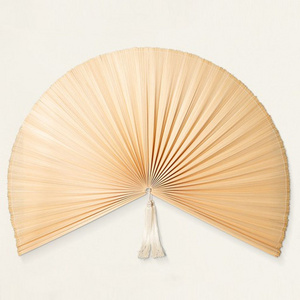 Hanging Bamboo Fan Wall Art Decor, Large Bamboo Fan Wall Decor in Vietnam Wholesale