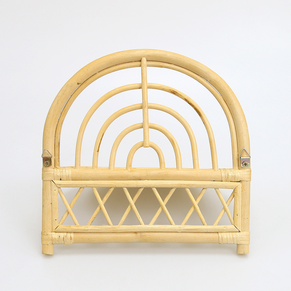 Rattan Wall Shelf, Hanging Rattan Rack With Base Suitable For Planter Made in Vietnam