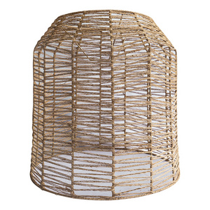 Durable Eco Friendly Coastal Jute Lampshade Light Frame For Home Restaurant Hotel