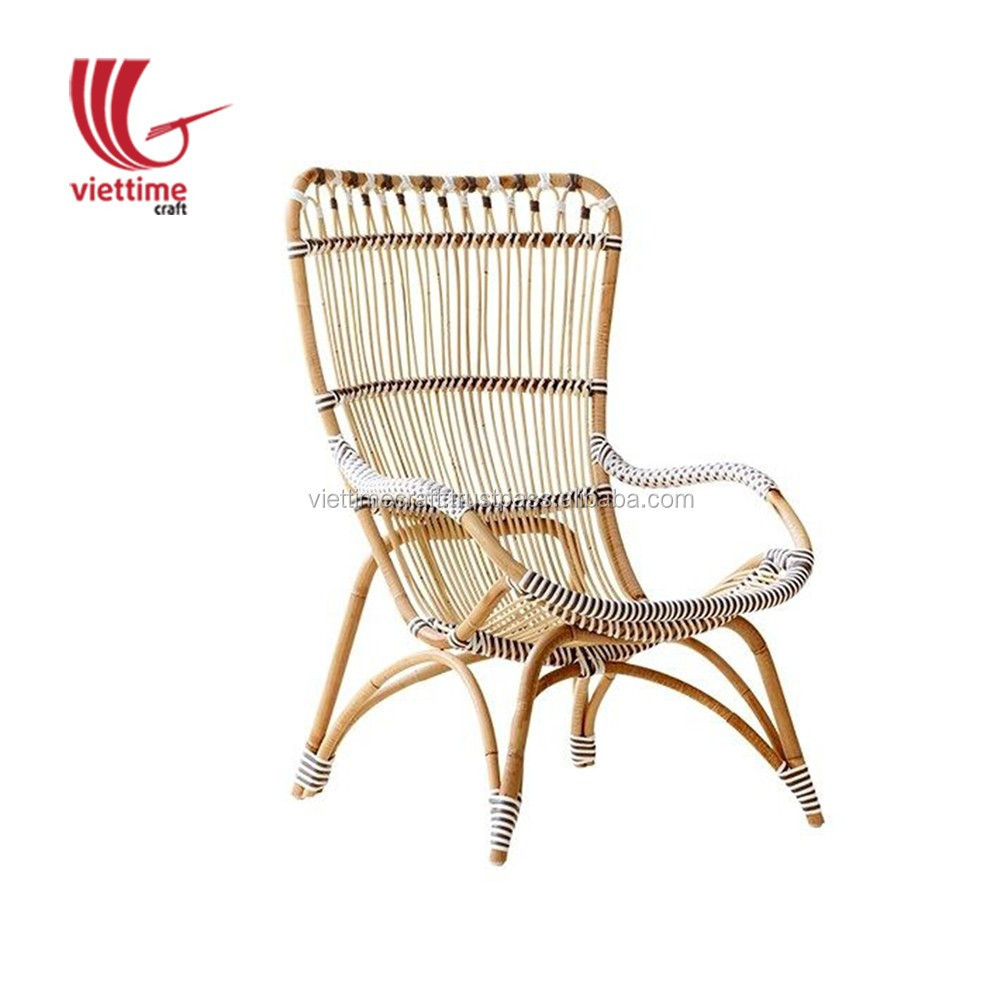 Cheap wicker rattan swivel chair indoor furniture made in Vietnam