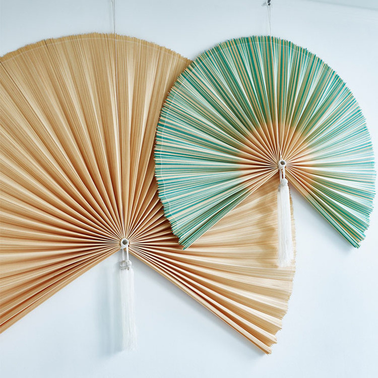 Hanging Bamboo Fan Wall Art Decor, Large Bamboo Fan Wall Decor in Vietnam Wholesale