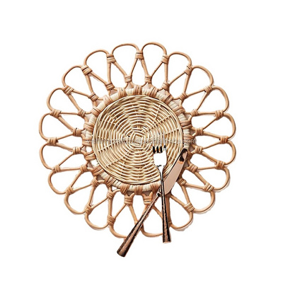 High Quality Vintage Styled Rattan Placemat Wholesale, Rattan Dinning Charger Made In Vietnam