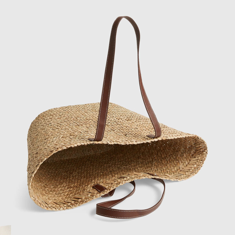 Low MOQ Woven Seagrass Bag Straw Tote Bag Summer Beach Bag For Women Luxury Wholesale From Vietnam