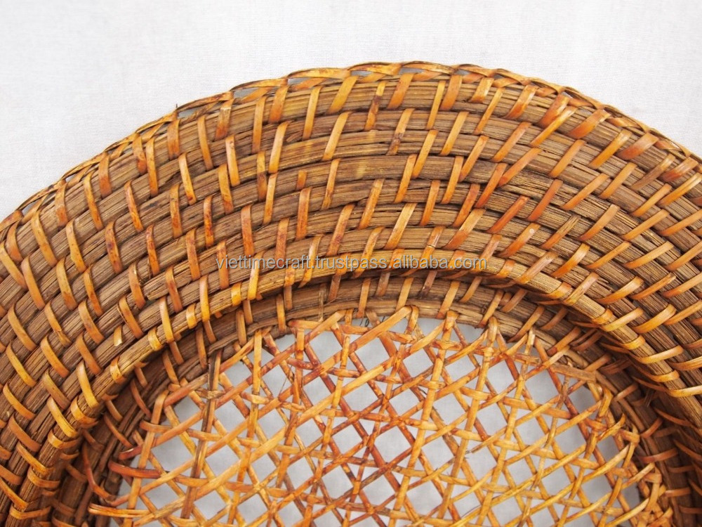 Rattan charger plates/ Charger plates for restaurant/ Vietnam rattan trays