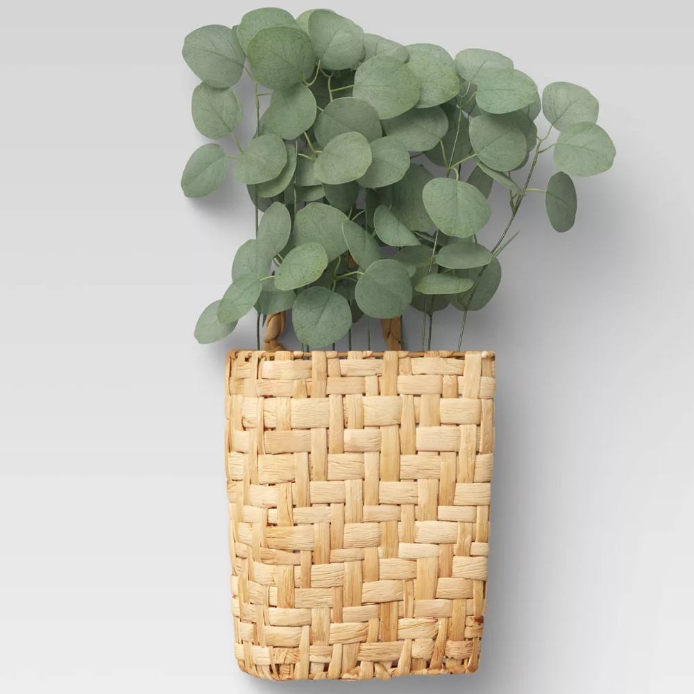 Trending Design Natural Water Hyacinth Wall Planter,  Wall Hanging Pot For Decoration Wholesale Made In Vietnam