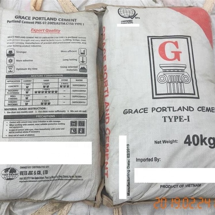 Reasonable price Vietnamese portland cement  42.5N/R CEM I price per ton