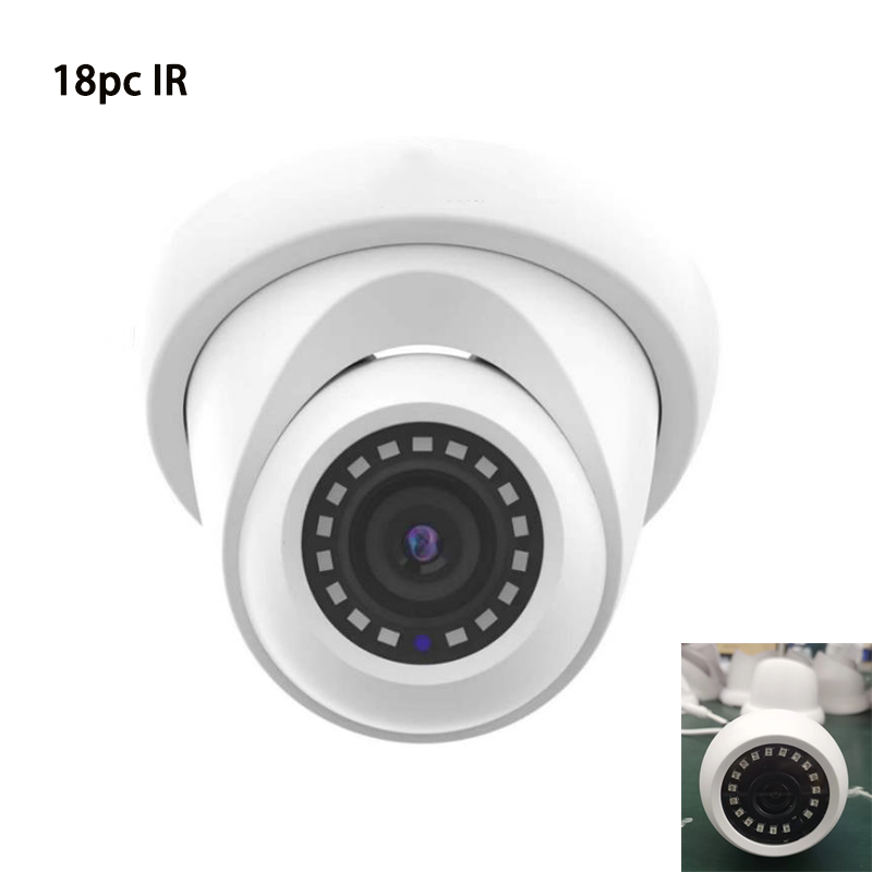 OEM Wholesale TVI AHD CVI Hybrid 4 IN 1 1080p Surveillance Analog Camera ColorVu Night Vision Turret CCTV Camera