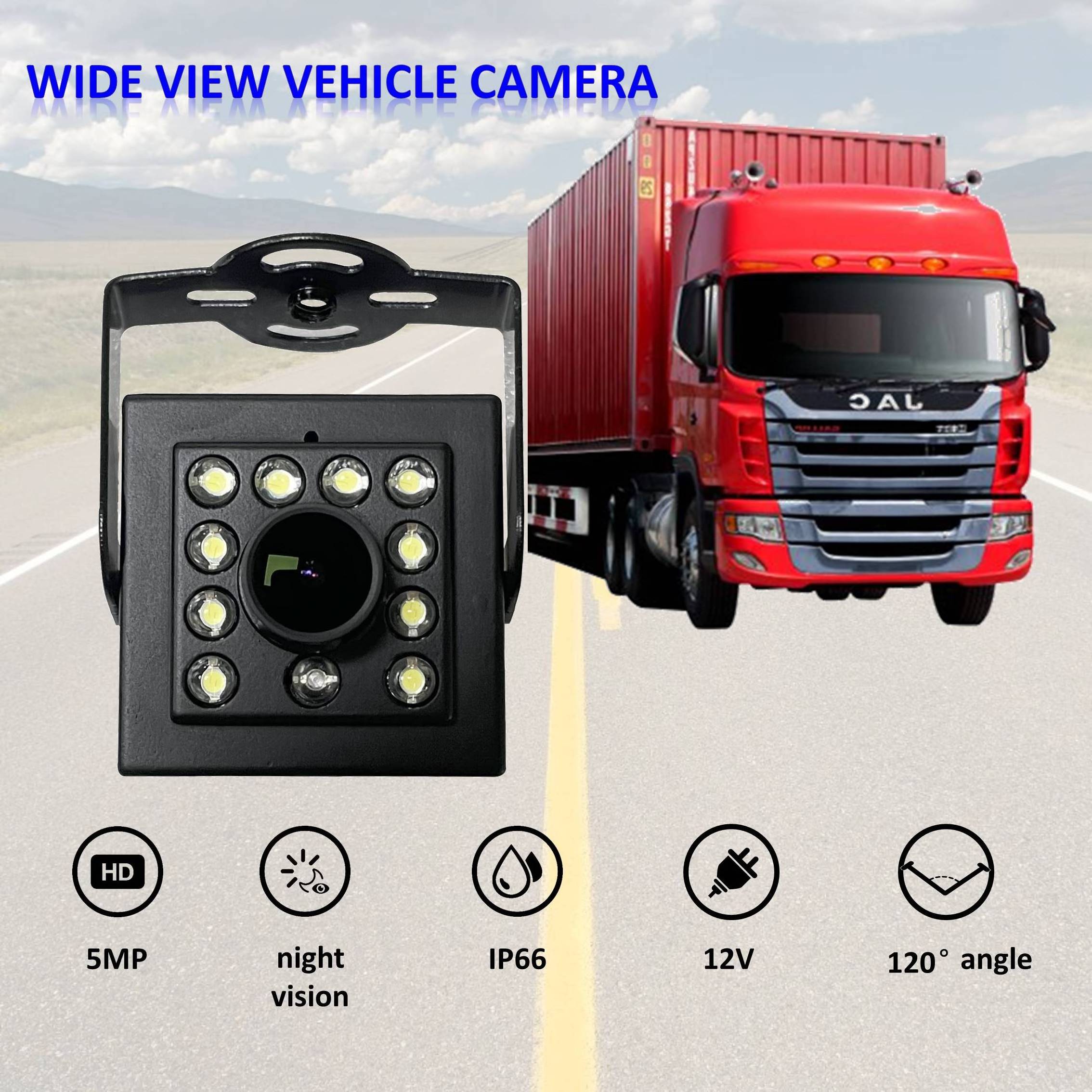 1080P ahd rear camera 2MP cctv video surveillance Reverse Camera Wide View Angel Universal Car Truck bus vehicle back up camera