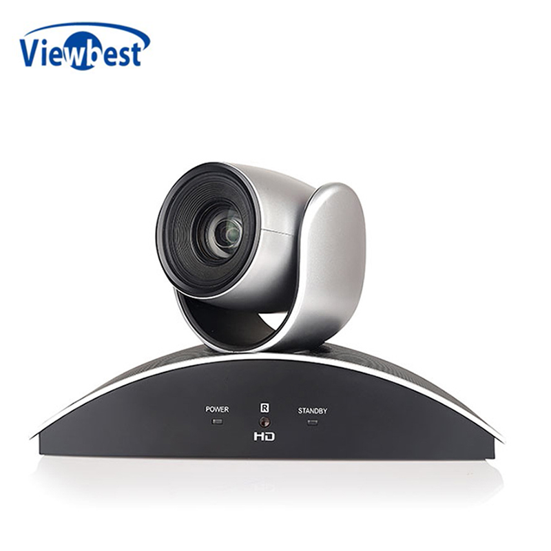 360 degree auto tracking full HD 3x optical zoom video conference camera system use in central academy government ip camera