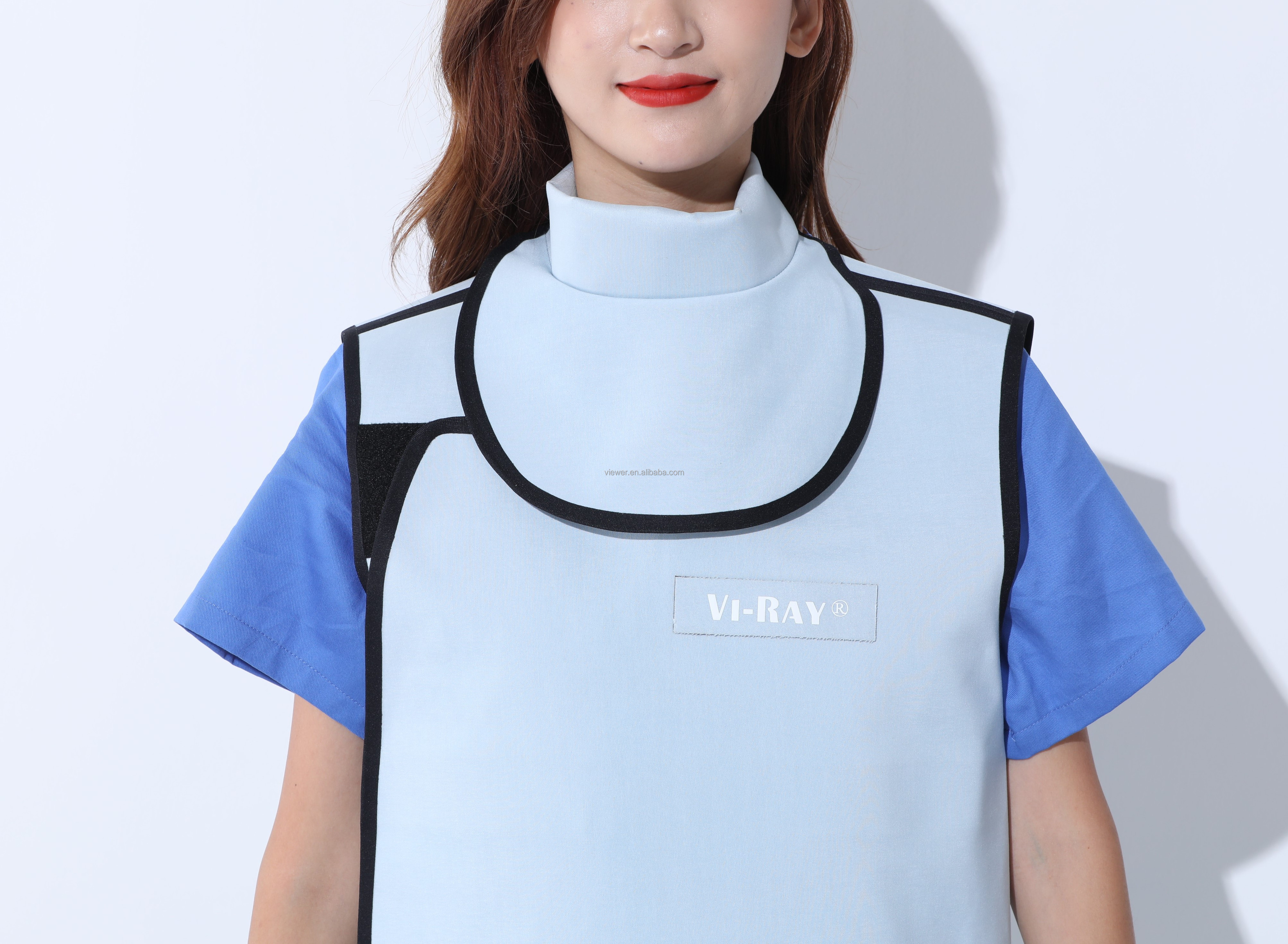 0.5mmPb lead apron collar x-ray protection for neck radiation protection thyroid collar cap