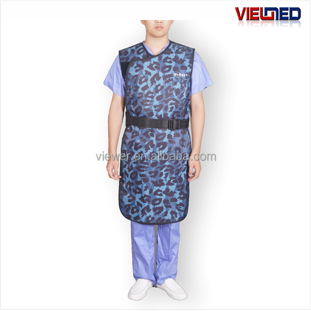 Lead X-Ray Apron - Shields Protection Apron with Thyroid Lead Shield Collar Hook & Loop Closure Health Checkup Medical