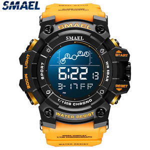 SMAEL 8082 classy original man digital watch perfect Rubber strap waterproof Multi function Simple sports wrist watch company