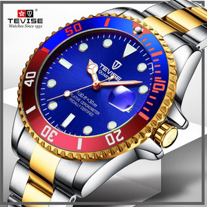 Tevise T801N new model mechanical watch fashion mens wholesale date display good quality tourbillion automatic luxury watch