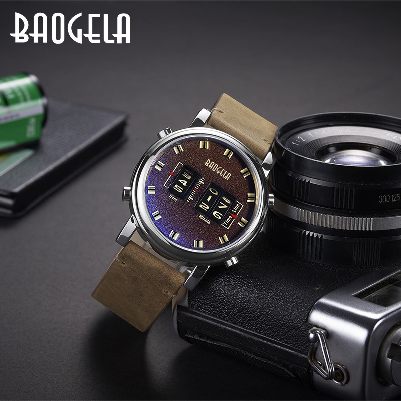 Baogela 22703 unique man quartz watch perfect Japan movement special water proof  sport watch supplier