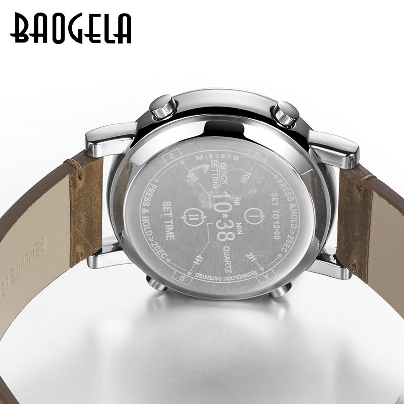 Baogela 22703 unique man quartz watch perfect Japan movement special water proof  sport watch supplier