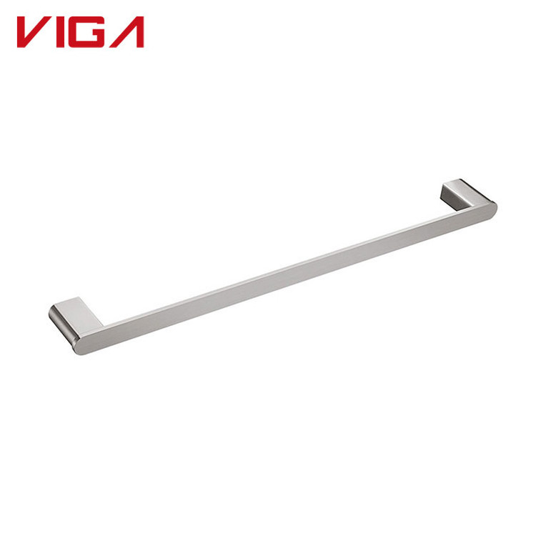 Low Price Bathroom Towel Rack 304 Stainless Steel 24Inch Metal Towel Rail Brushed Gold Single Towel Bar