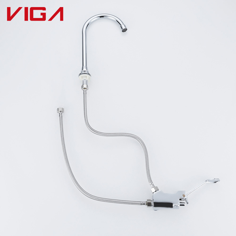 New Promotional Products Pedaled Operated Foot Pedal Basin Faucets Brass Valve Foot Pedal Faucet