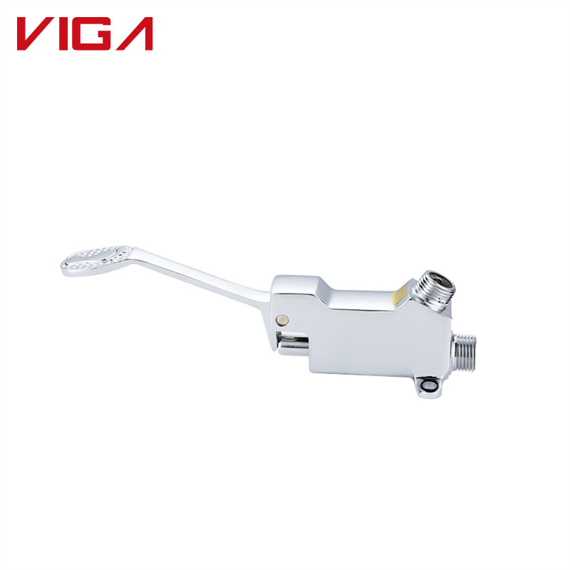 New Promotional Products Pedaled Operated Foot Pedal Basin Faucets Brass Valve Foot Pedal Faucet