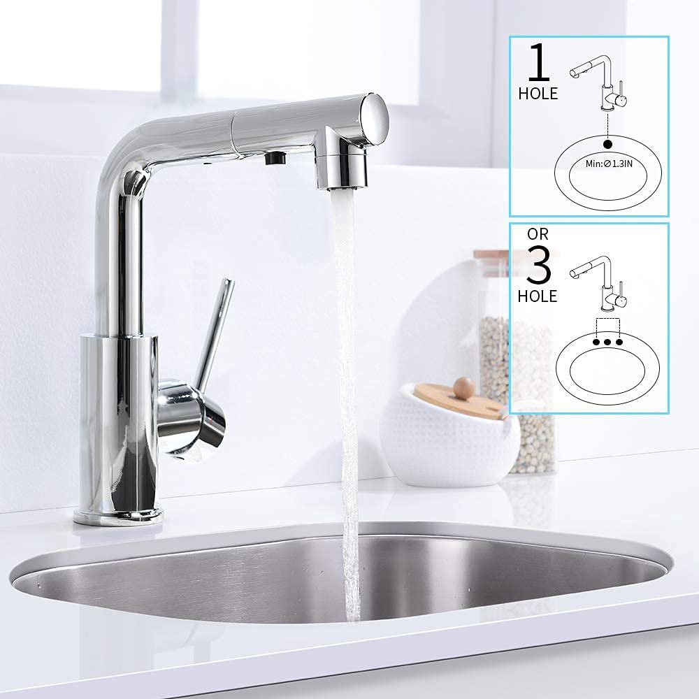 Modern Kitchen Bar Laundry RV Utility Sink Faucet Single Handle Faucets for Basins