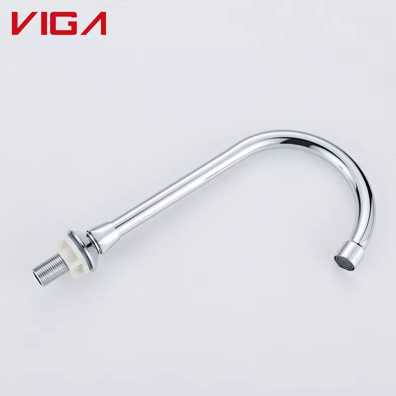 Foot Control Faucet Deck Mounted Basin Mixer Tap Hospital Faucet Supply By Kaiping Viga Faucet Factory