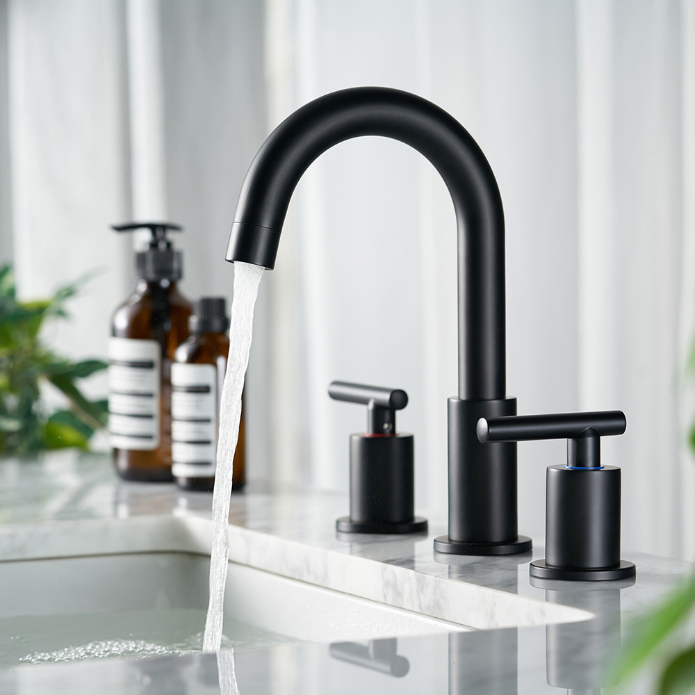 Lavatory Sink Faucet Two Handles 8