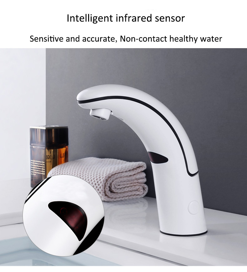 Hot Sale Smart Basin Faucet with Sensor Automatic Motion Bathroom Basin Faucet Sensor