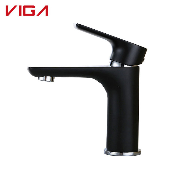 Hot Selling Bathroom Basin Faucet Single Lever Black Water Tap CUPC Bathroom Faucet