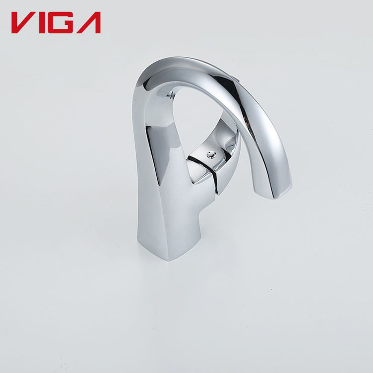 Viga New Design Basin Faucet Single Lever Wash Hand Swan Neck Faucet