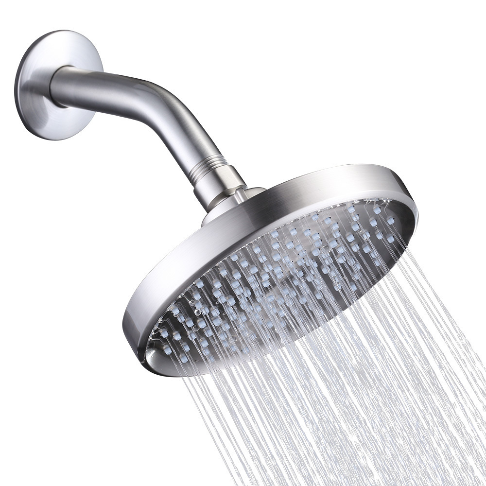 Shower Accessories Bathroom Showerhead with Matt Black Chrome Nickle Plated Finish Luxury Filtered Shower Head