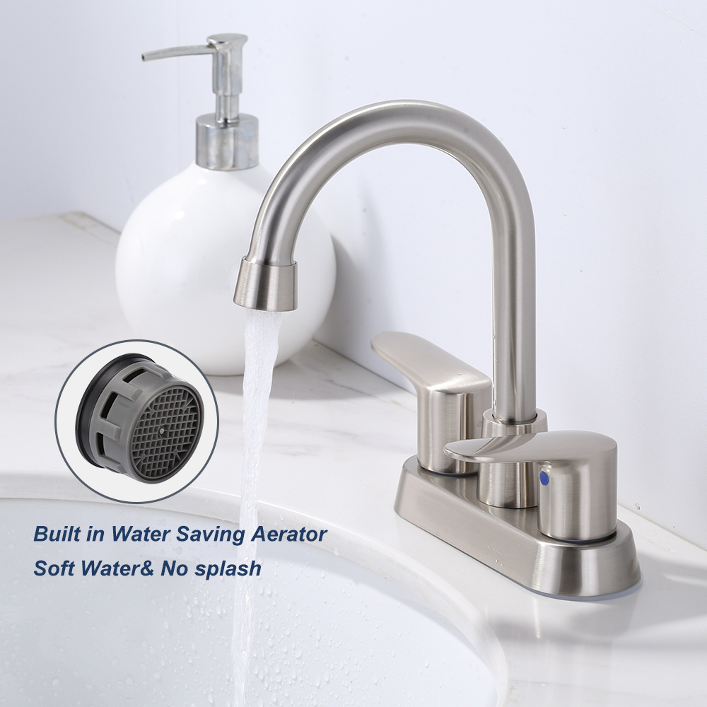 Kaiping Faucet Manufacturer Supply Stainless Faucet Basin Mixer Tap Restroom Faucet