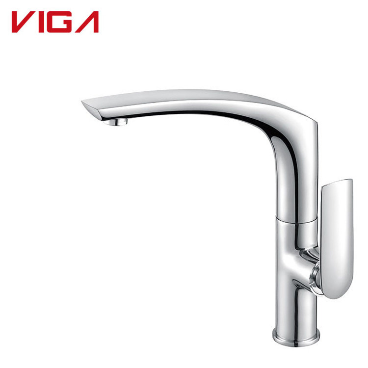 Modern Design Single Lever Kitchen Sink Faucet Mixer Tap Single Hole Kitchen Faucet