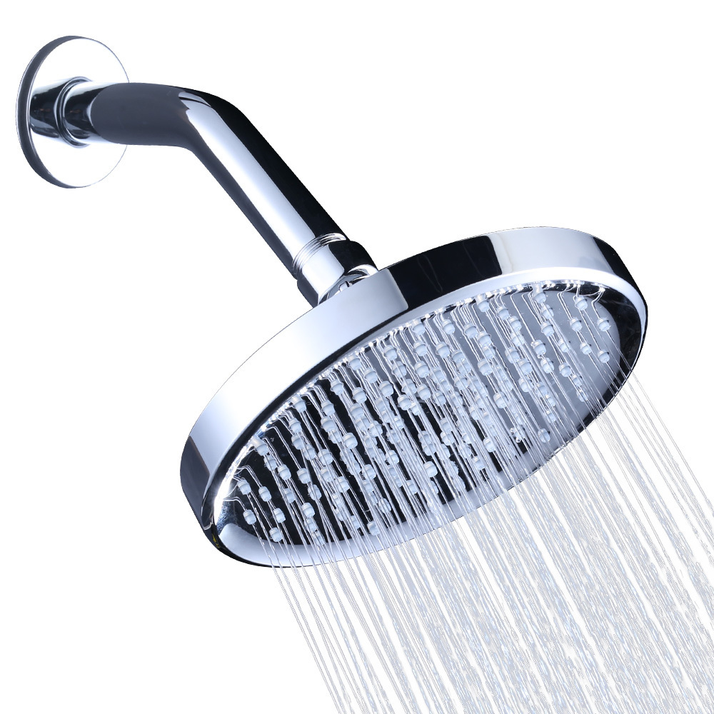 Shower Accessories Bathroom Showerhead with Matt Black Chrome Nickle Plated Finish Luxury Filtered Shower Head