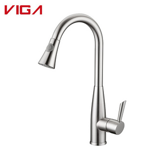 Unique Design torneiras de cozinha Kitchen Sink Faucet In Brush Nickle with Pull Out Extension Hose