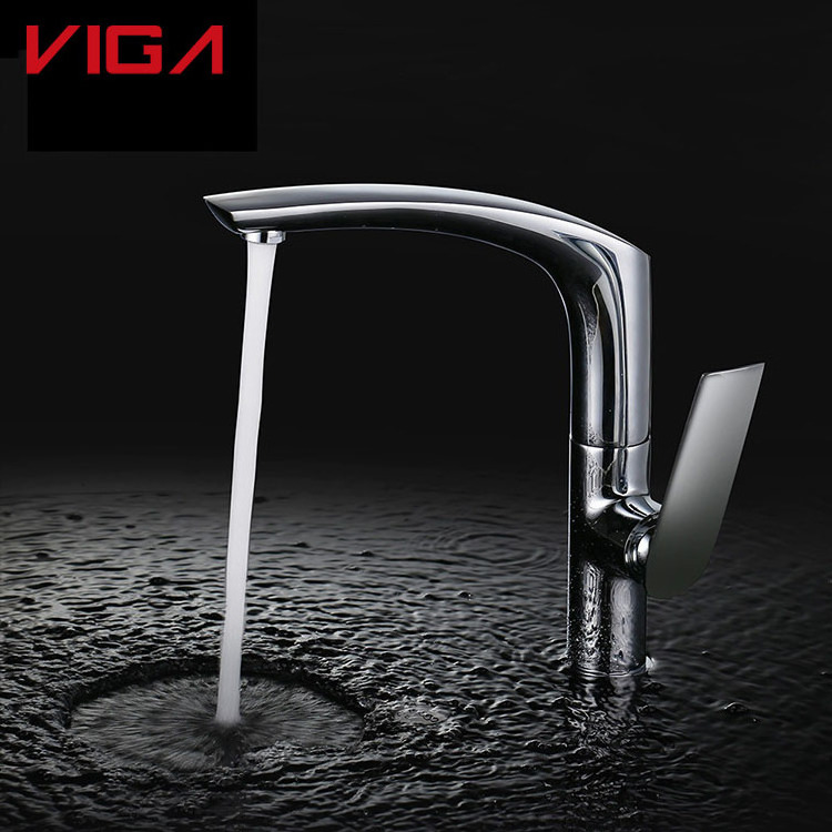 Modern Design Single Lever Kitchen Sink Faucet Mixer Tap Single Hole Kitchen Faucet