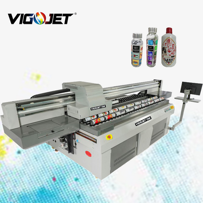 Vigojet uv flatbed printer 2513 cylinder pet bowl/dog bowl/wine tumbler printer