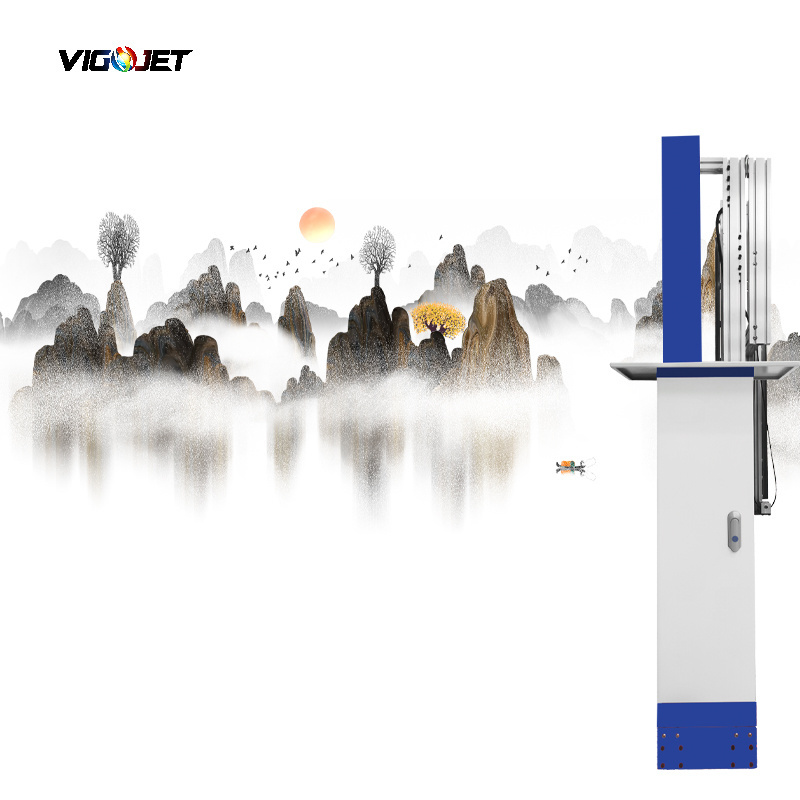 Vigojet Vertical Wall Painting Machine Outdoor And Indoor Wall Printing Machine Hd Precision 3d Tv Background Wall Printer