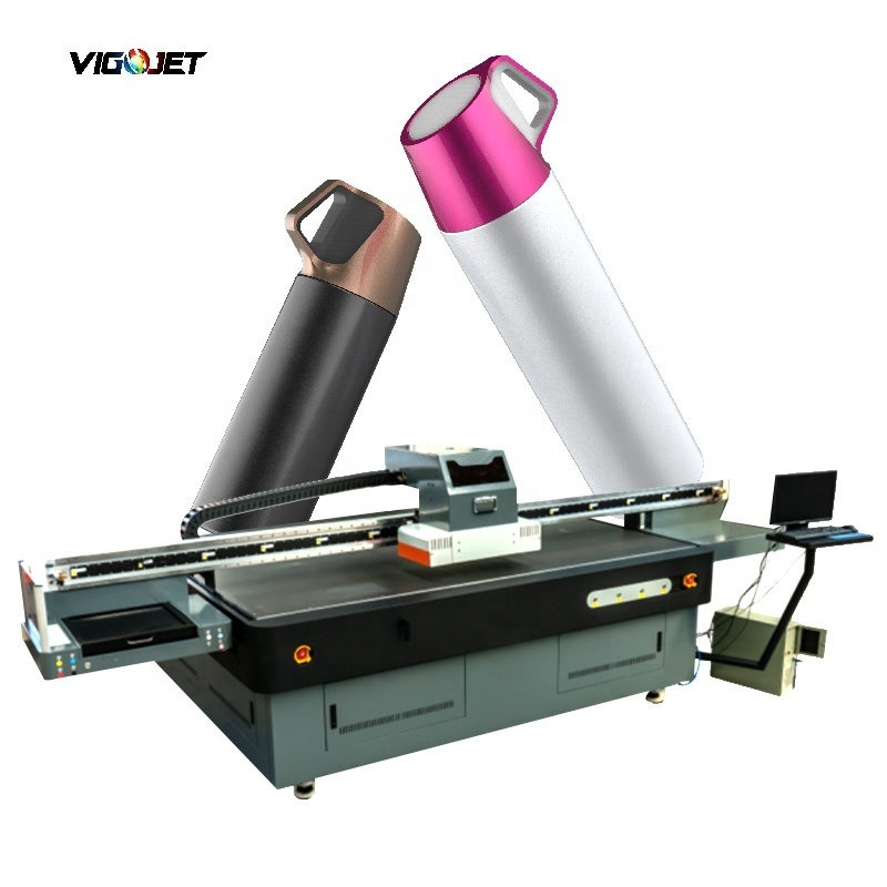 VIGOJET UV printer 2513 with G5 or G6 to Print Ceramic acrylic wooden plate machine