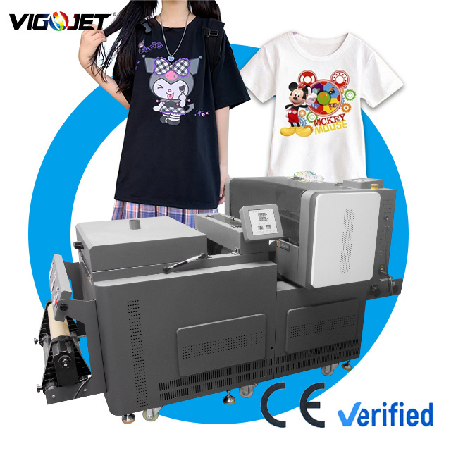 VIGOJET i3200 xp600 60cm inkjet t shirt printing machine a3 dtf printer