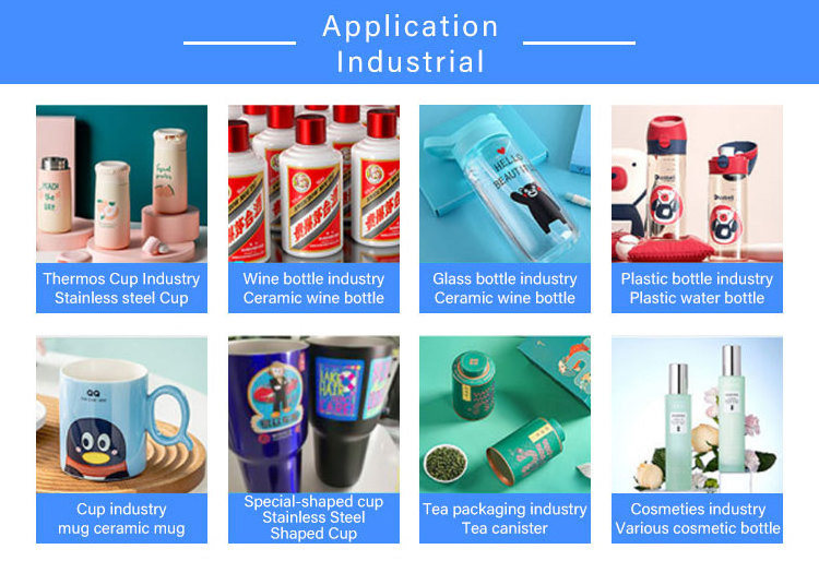 VIGOJET  High Quality  Plastic Bottle Mug Thermos Cup  Uv Printing Machine 3d Relief Digital Printer Cylinder Uv Printer