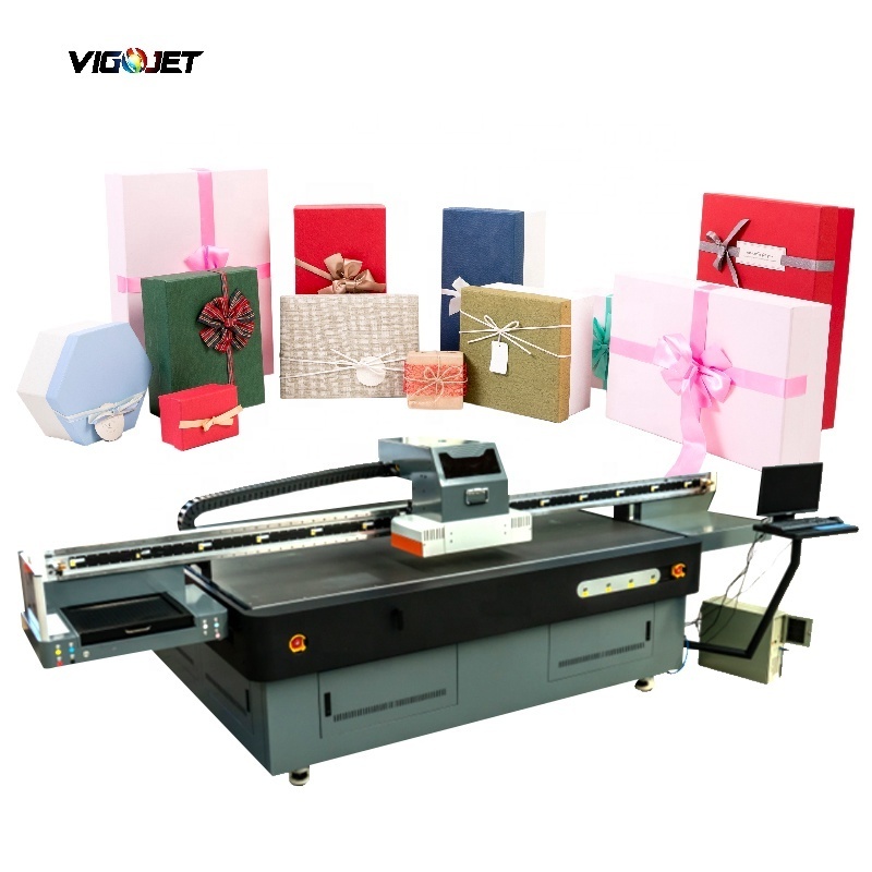 VIGOJET UV printer 2513 with G5 or G6 to Print Ceramic acrylic wooden plate machine