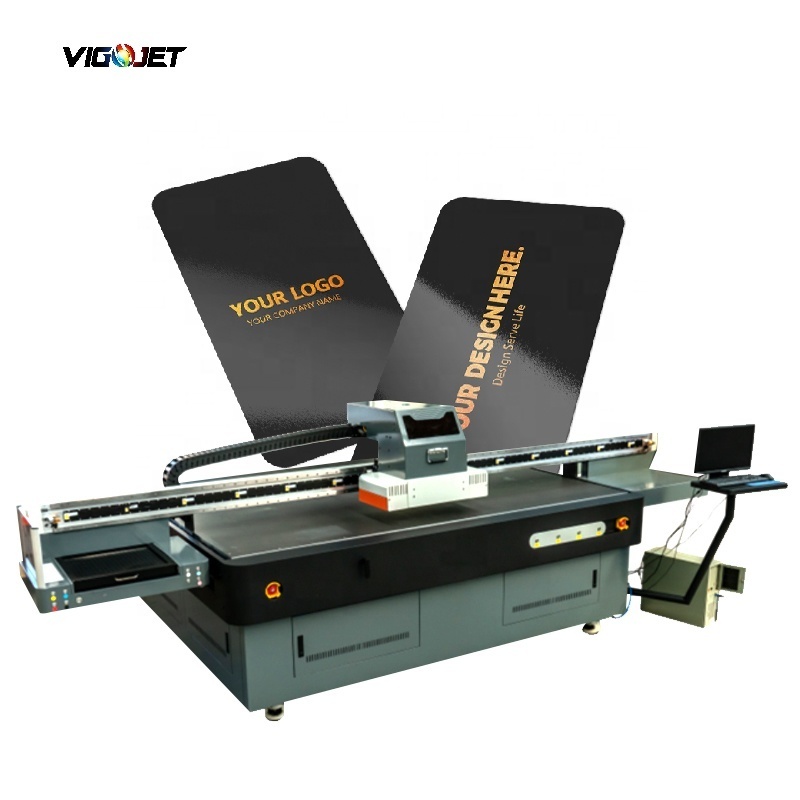 VIGOJET UV printer 2513 with G5 or G6 to Print Ceramic acrylic wooden plate machine