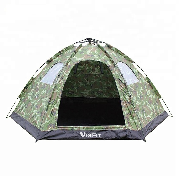 Outdoor Oxford Automatic Durable Camouflage Beach Camping Tent