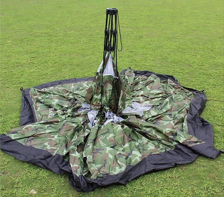 Outdoor Oxford Automatic Durable Camouflage Beach Camping Tent