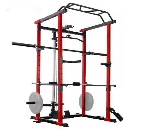 VIGFIT multi function station monster gym equipment squat power cage rack with lat pull down