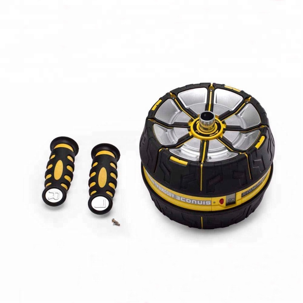 Hot Sale Yellow Body Shape Fitness Abdominal Exercise  Ab Wheel Roller