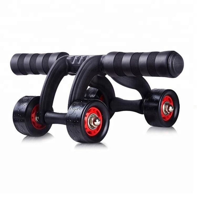 Gym New Style Multifunctional Fitness Equipment Product 4 Wheel Exercise AB Wheel