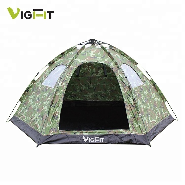 Outdoor Oxford Automatic Durable Camouflage Beach Camping Tent