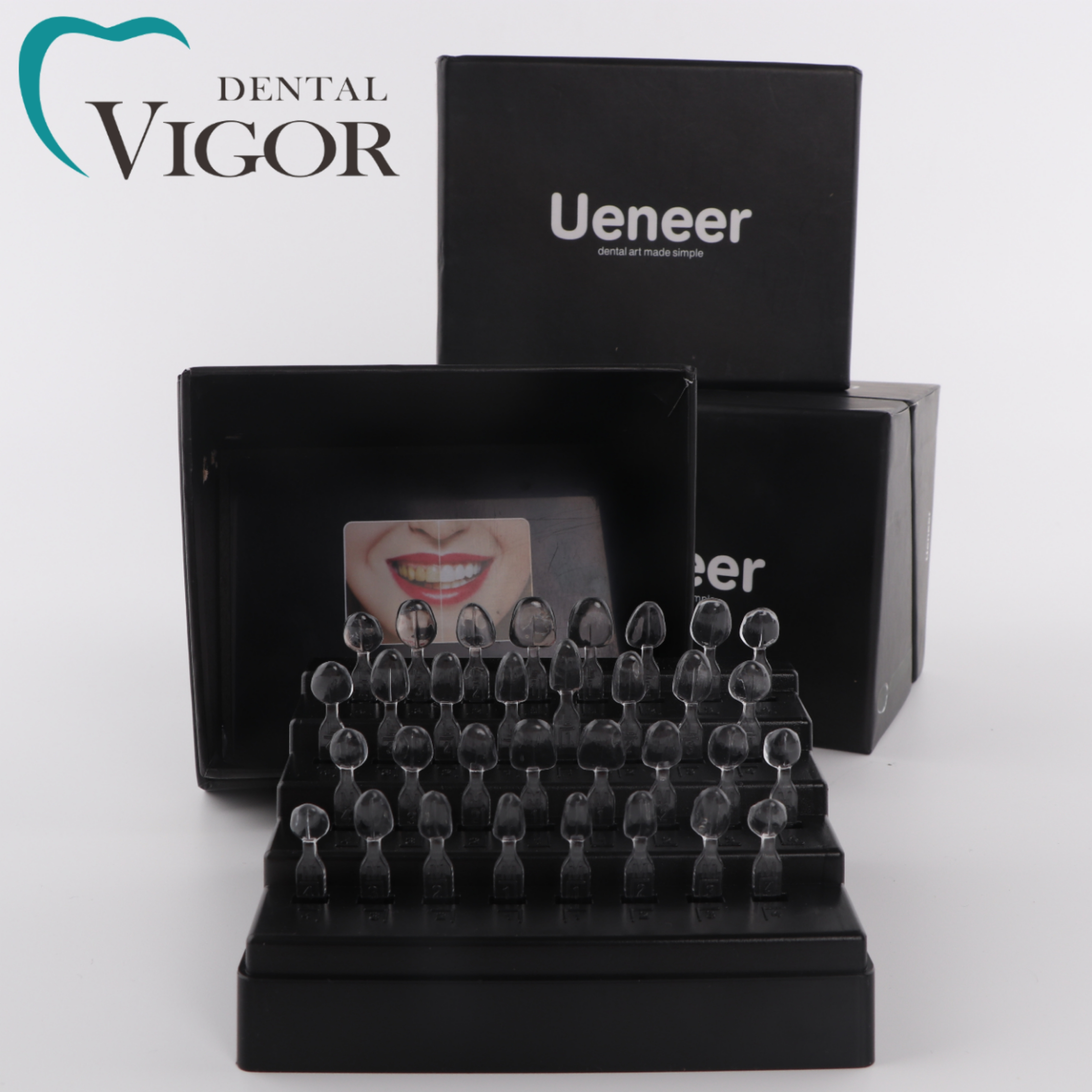 Factory Direct 32PCS Tooth Veneer Mold Dental Porcelain Teeth Veneer for Light Cure Whitening